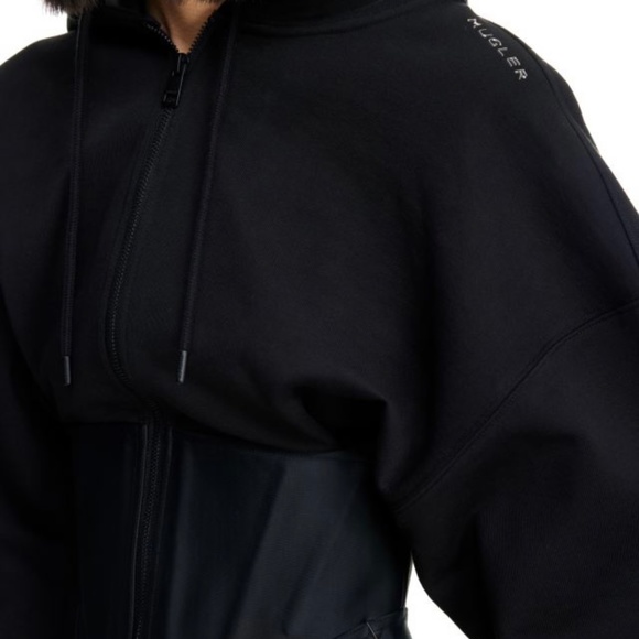 Mugler H&M Corset-Waist Hooded Jacket - Picture 3 of 5